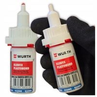 Klej Cyjanoakrylowy Szybkoschnący Wurth Klebfix 20g Metal Drewno