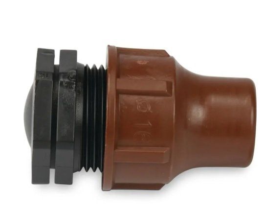 Zakończenie  PP 16 mm lock brązowy type BF-plug lock zdjęcie 1