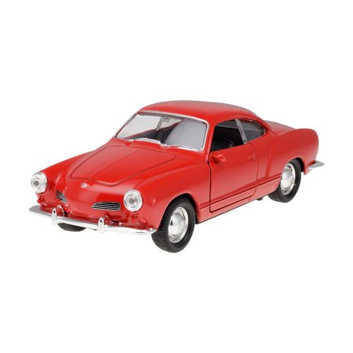 Model 1:34, VW Karmann Ghia Coupe, czerwony na Arena.pl