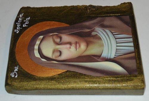 Ikona Święta Apolonia Pola patronka dentystów na Arena.pl