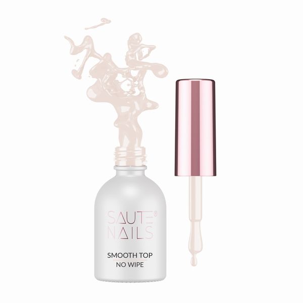 SAUTE NAILS Top hybrydowy SMOOTH TOP No Wipe - 8ml zdjęcie 1