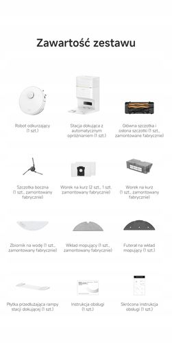 Robot sprzątający Dreame D20 Pro Plus biały na Arena.pl