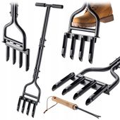 AERATOR RURKOWY RĘCZNY 20 cm KOLCE DO TRAWY NAPOWIETRZANIA TRAWNIKA