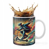 KUBEK CERAMICZNY 330ML DRUK - HULAJNOGA SKATE SPORT OLLIE