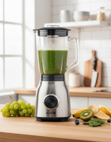 Blender kielichowy mocny Łucznik BL-1000 1,85l 1000W stal INOX kruszy na Arena.pl