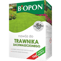 BOPON Nawóz do trawnika zachwaszczonego 1kg - Gęsta murawa bez chwastów
