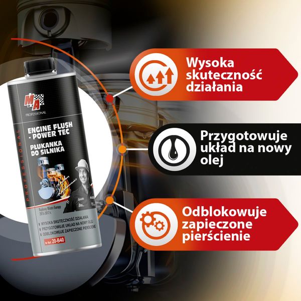 MA Professional Power Tec Płukacz silnika 500ml zdjęcie 2