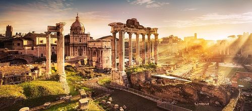Castor 600 elementów, Widok na Forum Romanum na Arena.pl