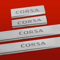 Listwa progowa OPEL/VAUXHALL CORSA E Stal nierdzewna 304 połysk 4szt