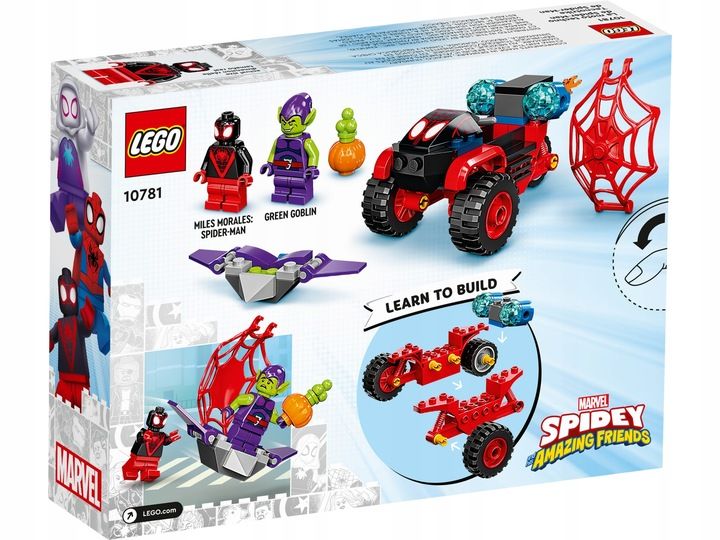 LEGO MARVEL 10781 Technotrójkołowiec Spider-Mana zdjęcie 2