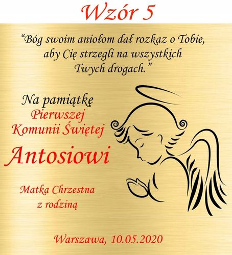 PUDEŁKO PREZENT GRAWER PAMIĄTKA PIERWSZEJ KOMUNII na Arena.pl