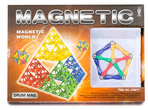 KLOCKI MAGNETYCZNE 52EL. na Arena.pl