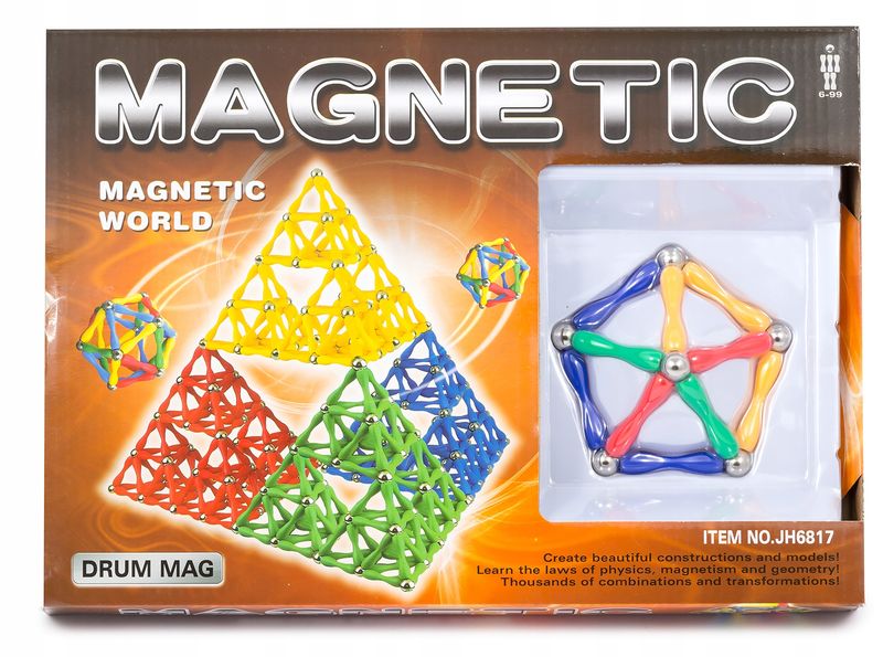 KLOCKI MAGNETYCZNE 52EL. zdjęcie 2