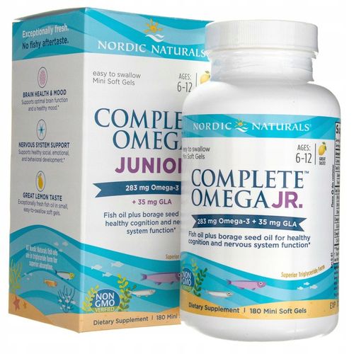 Nordic Naturals Complete Omega Junior 180 kapsułek na Arena.pl