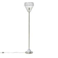 Lampa podłogowa metalowa mosiężna MOONI