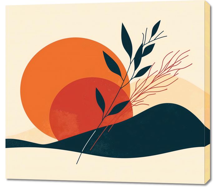 Obraz 100x90cm Zmierzch w Ciszy zdjęcie 1