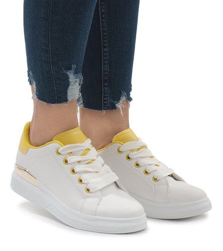 Białe trampki na platformie 353 40 na Arena.pl