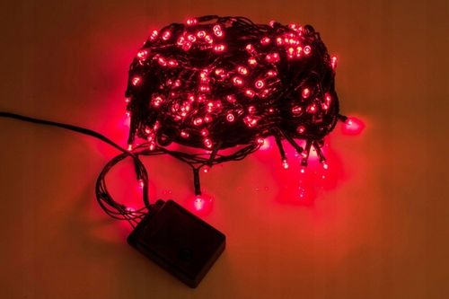 Lampki Czerwony choinkowe LED 500 CZERWONE na Arena.pl