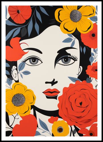 Plakat 70x100cm Kwiatowa Aura na Arena.pl