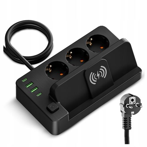 Przedłużacz Listwa Zasilająca Sieciowa 3m 3x 230V Ładowarka USB na Arena.pl
