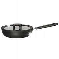 Patelnia szefa kuchni Fiskars Hard Face 26 cm Szklana pokrywa Grube dno