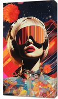 Obraz 50x90cm Retrofuturystyczna Muza