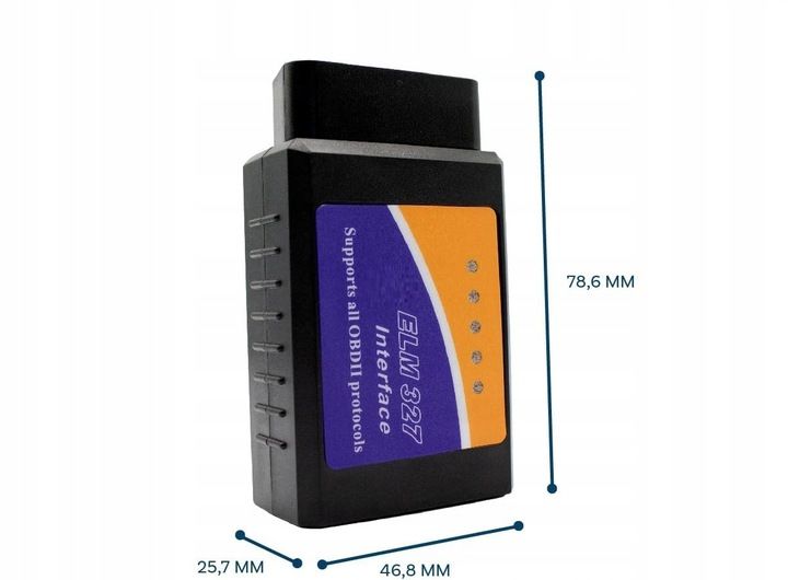 Interfejs diagnostyczny ELM327 WiFi OBD2 iPhone Android Adapter Windows zdjęcie 4