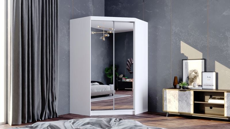 Garderoba Szafa Narożna PARIS drzwi przesuwne zdjęcie 8