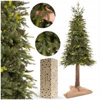 CHOINKA SZTUCZNA NA PNIU 180cm PIĘKNA NATURALNA PE DELUX ŚWIERK JAK ŻYWA