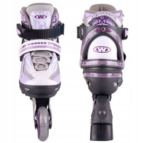 ROLKI REGULOWANE PERLETA DAMSKIE WORKER ABEC 5 na Arena.pl