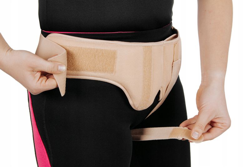 Pas przepuklinowy obustronny z pelotami zdjęcie 2