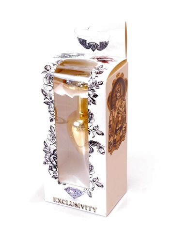 plug jewellery gold plug  clear na Arena.pl