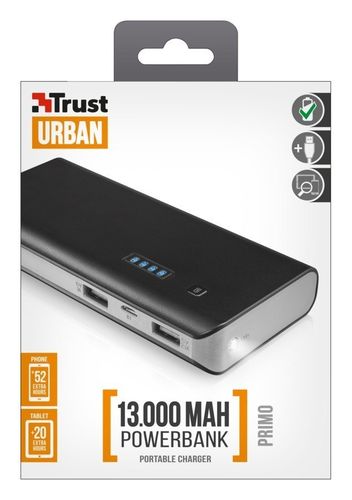 Powerbank Primo 13000 - czarny na Arena.pl