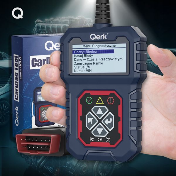 INTERFEJS DIAGNOSTYCZNY TESTER OBD2 POPRAWIONY JĘZYK POLSKI SKANER PL MENU zdjęcie 7