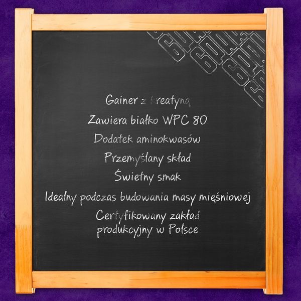 MASS PAK 1KG GAINER COMPLEX BIAŁKO KREATYNA MASA zdjęcie 2