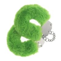 Heavy-Duty Fluffy Handcuffs - Green