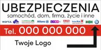BANER REKLAMOWY projekt 130x80 cm UBEZPIECZENIA