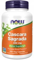 NOW FOODS Cascara Sagrada SZAKŁAK 450Mg 250kaps