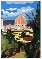 Malowanie Po Numerach Miasteczko Florencja 50X40 Cm Na Ramie Kreatywne