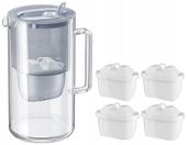 DZBANEK FILTRUJĄCY AQUAPHOR GLASS 2,5L SZKLANY SZARY +4 FILTRY