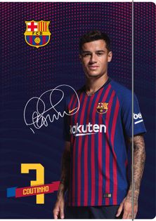 Teczka z gumką A4 FC Barcelona "7"