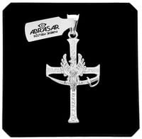 SREBRNY DUŻY KRZYŻ KRZYŻYK SREBRO PRÓBY 925 HONOR OJCZYZNA