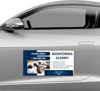 MAGNES NA SAMOCHÓD MATA MAGNETYCZNA REKLAMOWA 60X30 MONITORING ALARMY