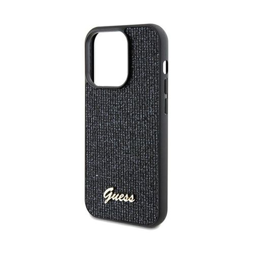 Guess Disco Metal Script - Etui iPhone 13 Pro Max (czarny) na Arena.pl
