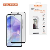 Teltech szkło hartowane 6D do Xiaomi Redmi 10 C czarna ramka