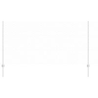 Ogrodzenie z słupkami Srebrny 1.2 x 25 m Stal