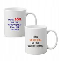 Kubek z nadrukiem napis PREZENT dla CÓRKI