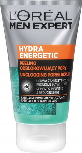 Loreal Men Expert żel-peeling do mycia twarzy odblokowujący pory 100 ml na Arena.pl