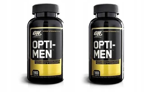 OPTIMUM OPTI MEN 180t MOCNE WITAMINY TESTOSTERON na Arena.pl