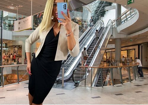 Narzutka damska na sukienkę Bolerko Marynarka Ekoskóra Beżowa Rękaw 3/4 40 na Arena.pl